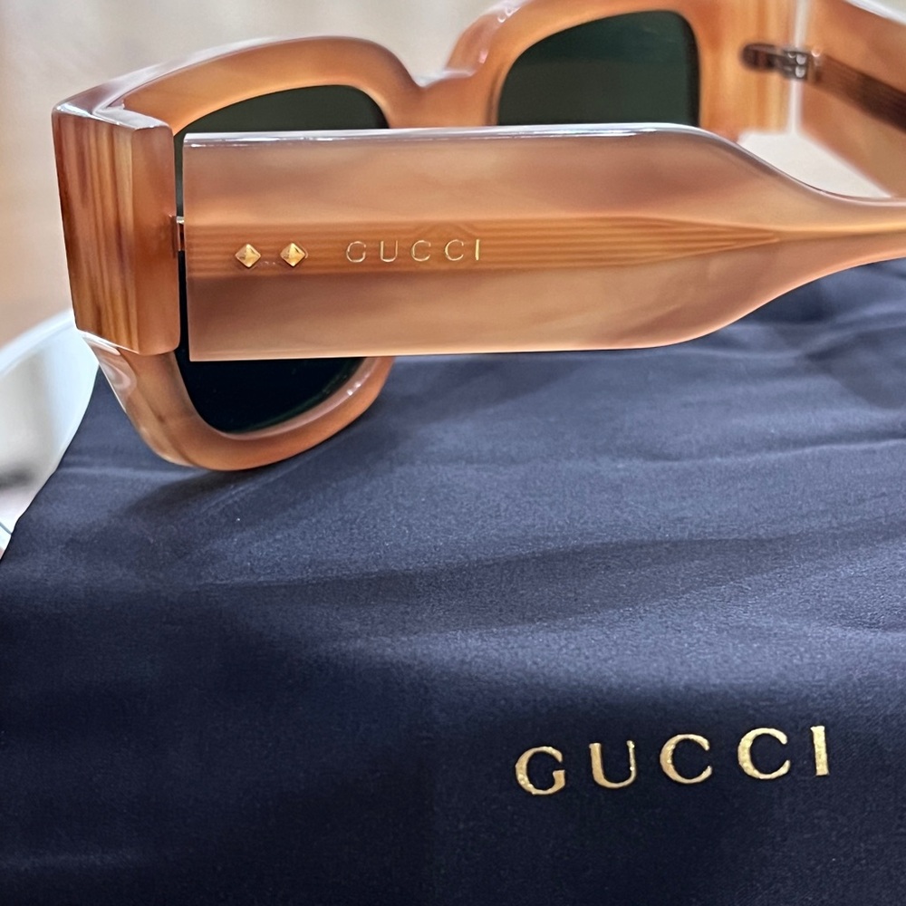 Gucci Havana Havana Green Sunglasses